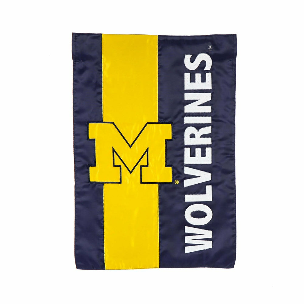University Of Michigan Embellished Garden Flag, Collegiate, Home