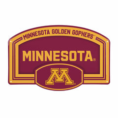 University of Minnesota USA Embossed Steel Wall Sign, 11" x 17", Collegiate, Home