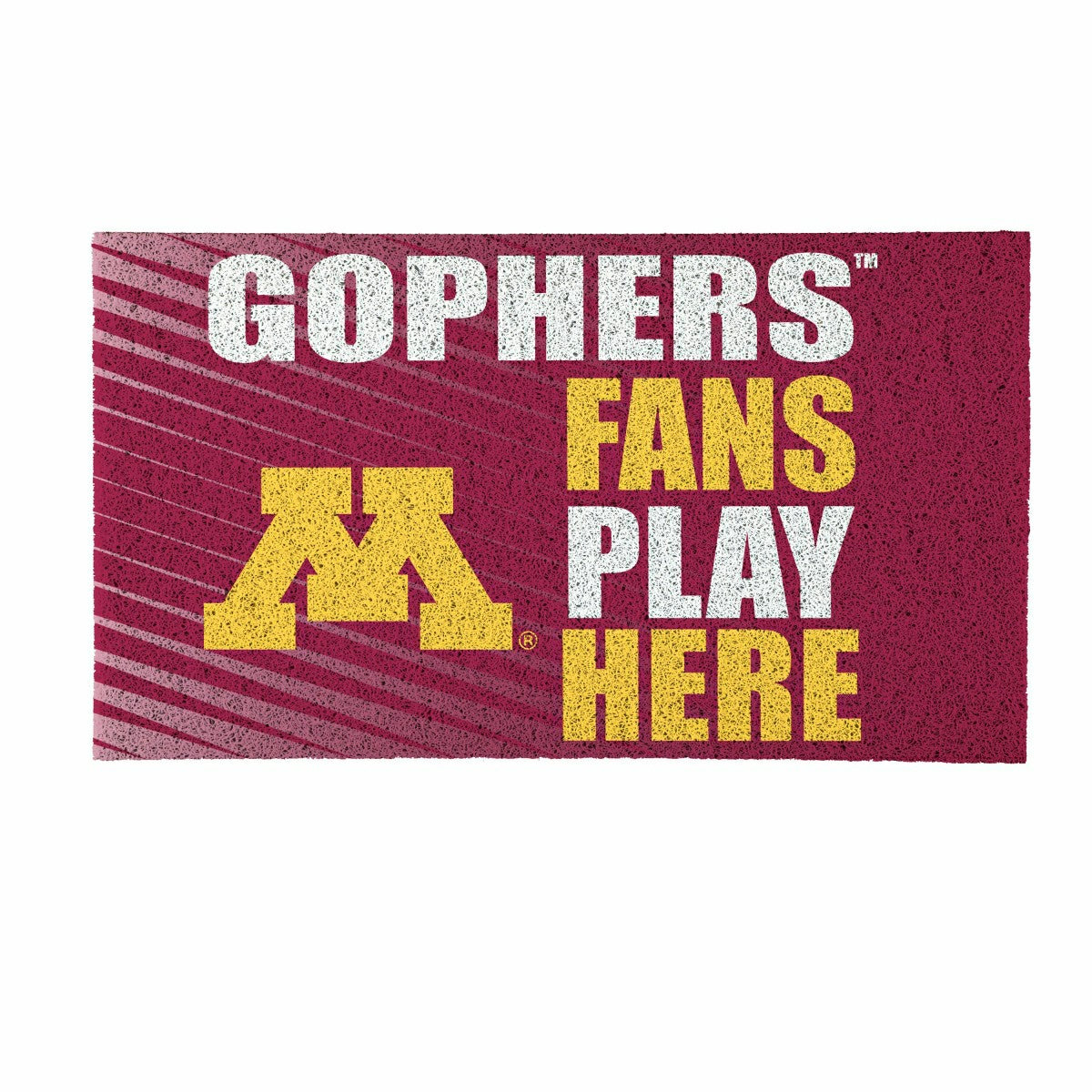 University of Minnesota Fan Mat, 28"x16", Collegiate