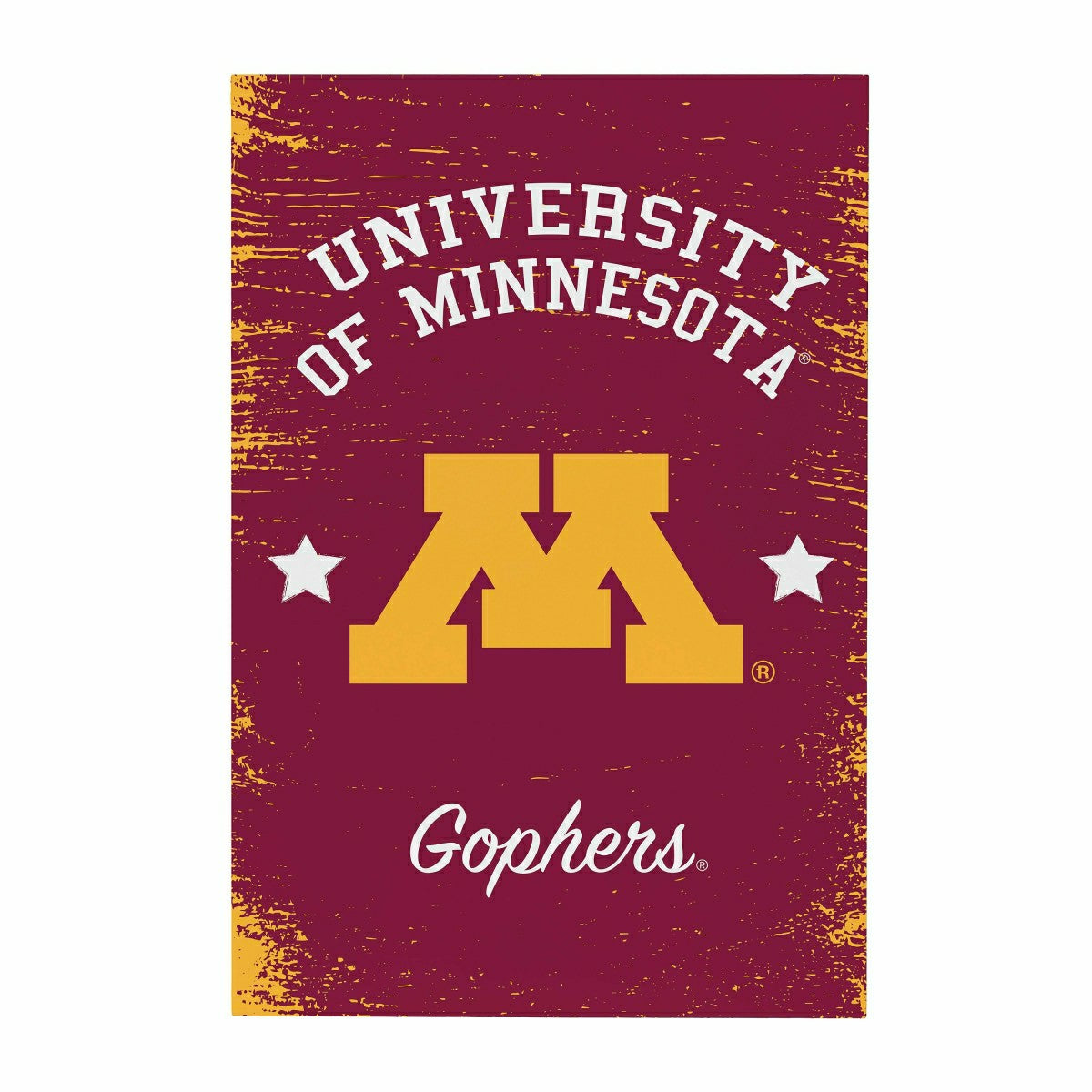University of Minnesota Wood Wall Sign, 16x24, Collegiate, Home