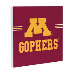 University of Minnesota Wood Wall Sign, 12x12, Collegiate, Home