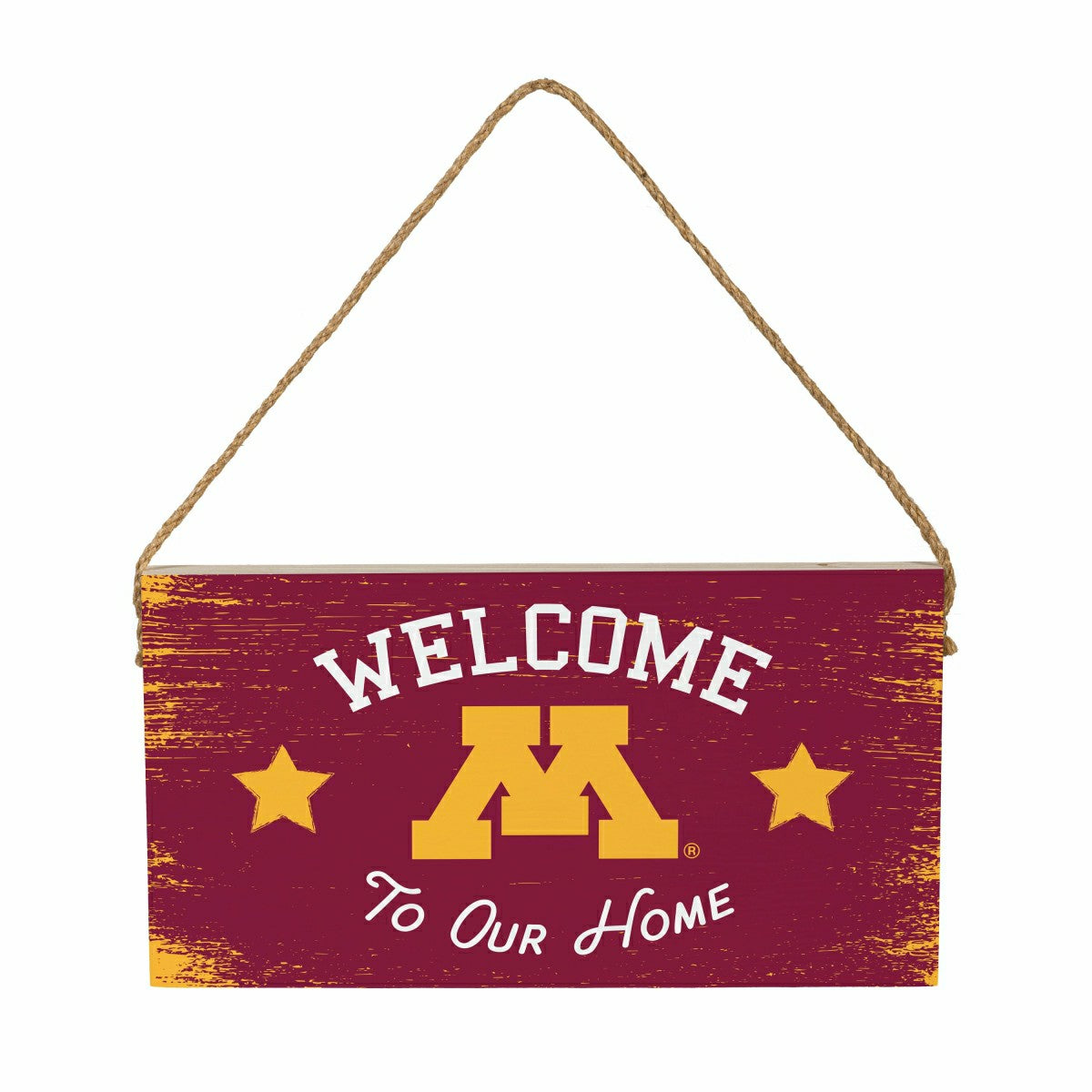 University of Minnesota Wood Wall Sign, 6x11, Collegiate, Home