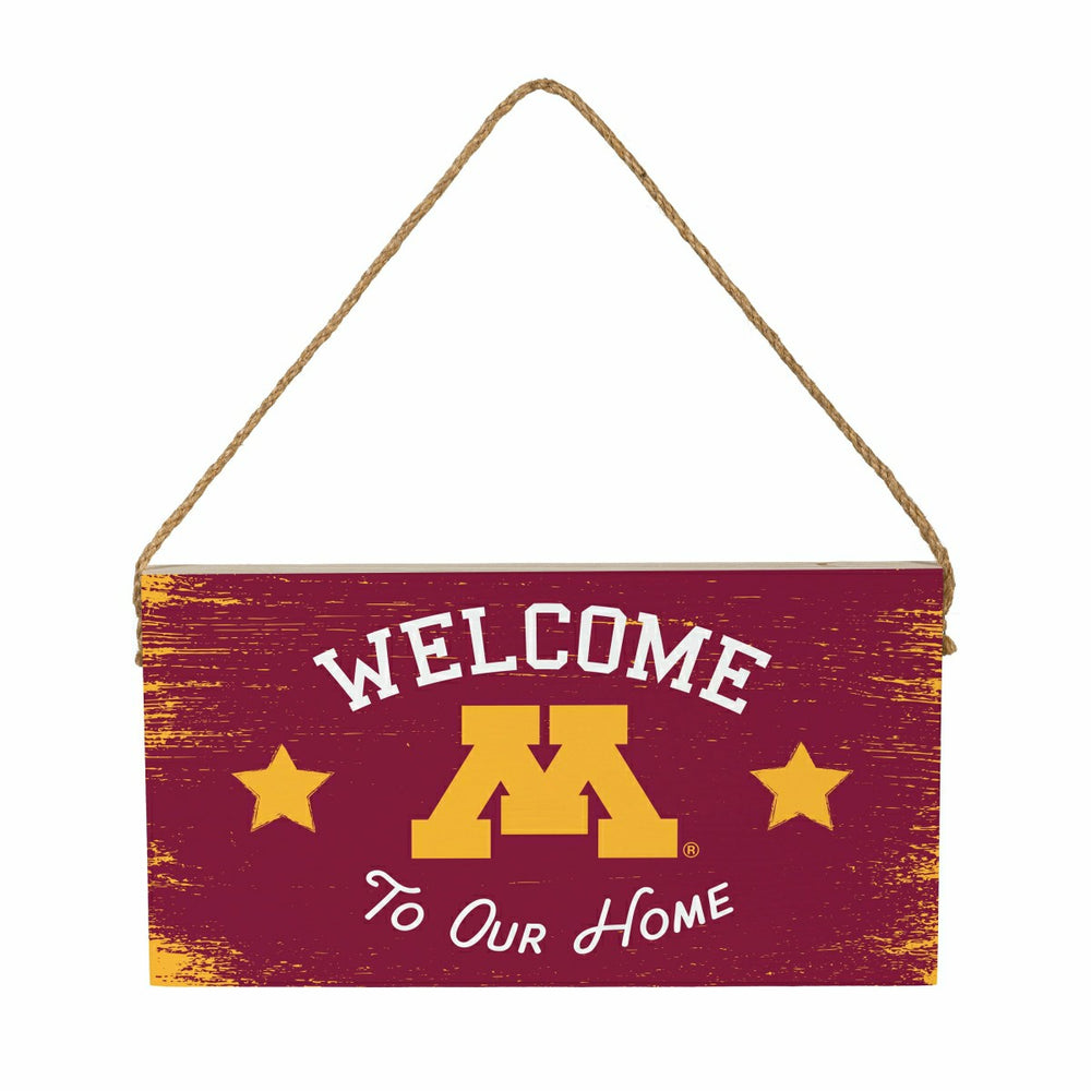 University of Minnesota Wood Wall Sign, 6x11, Collegiate, Home