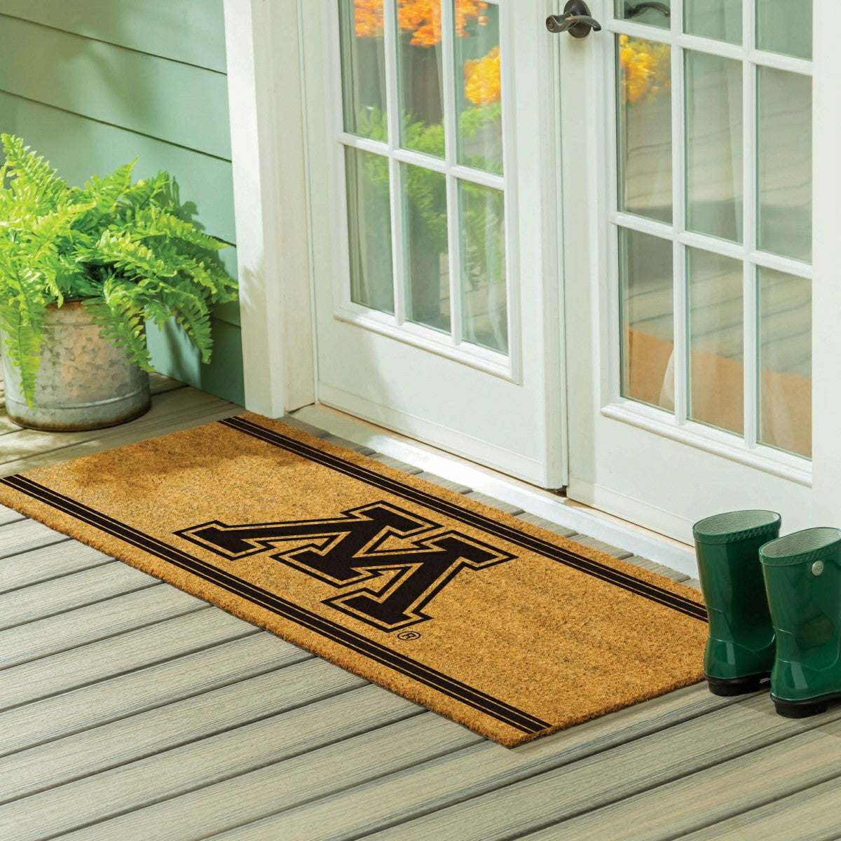 University of Minnesota Extra Large One Color Coir Mat, 60"x24", Collegiate