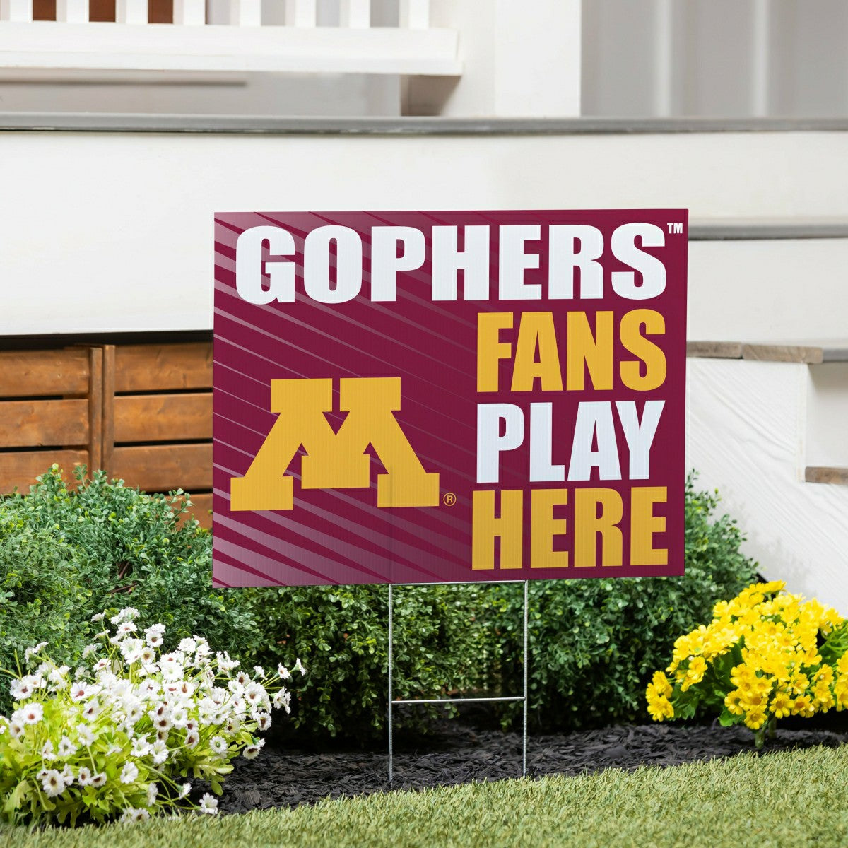 University of Minnesota Coroplast Yard Sign "Fans Play Here", Collegiate, Home