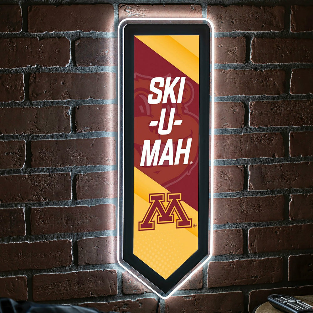 LED Wall Decor, Pennant, University of Minnesota, Collegiate, Home