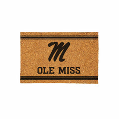 University of Mississippi Large One Color Coir Mat, 36"x24", Collegiate