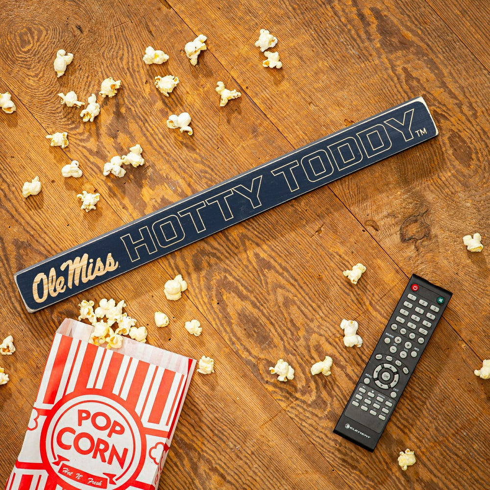 University of Mississippi Engraved Wood Sign, 1.5" x 18", Collegiate, Home
