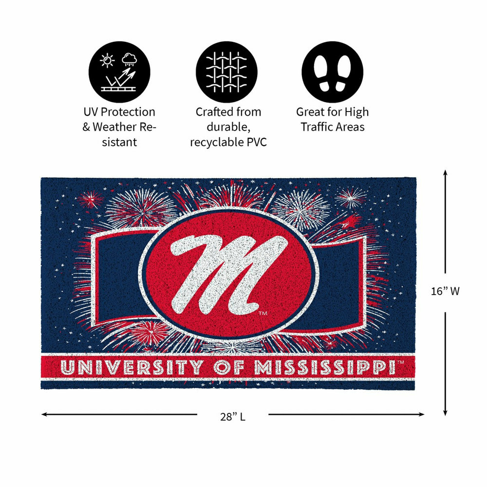 University of Mississippi Yard Sign, Patriotic, Collegiate, Home
