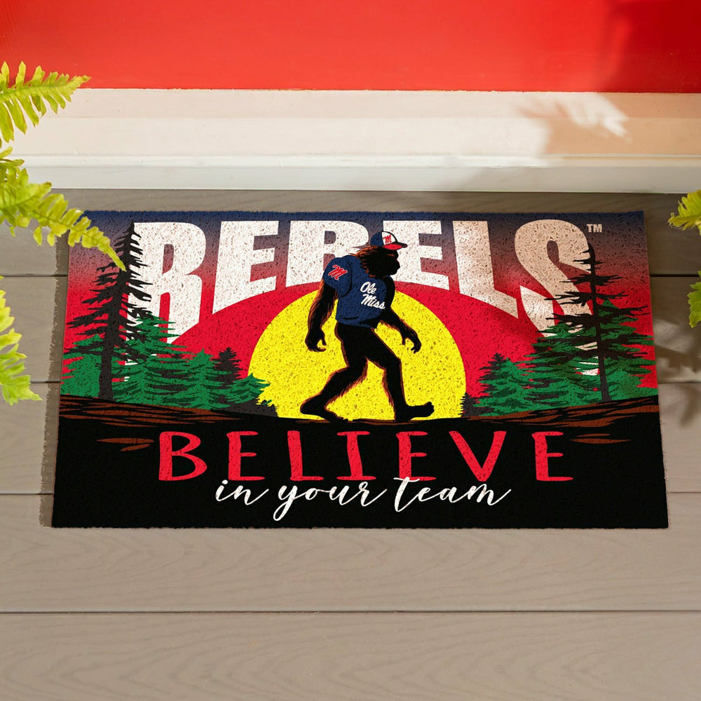 University of Mississippi Bigfoot PVC Mat, 28"x16", Collegiate