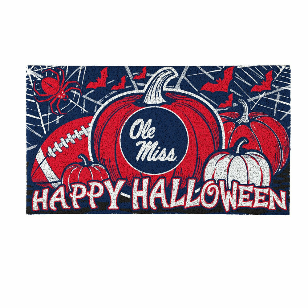 University of Mississippi Halloween PVC Mat, 28"x16", Collegiate