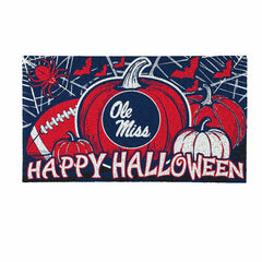 University of Mississippi Halloween PVC Mat, 28"x16", Collegiate