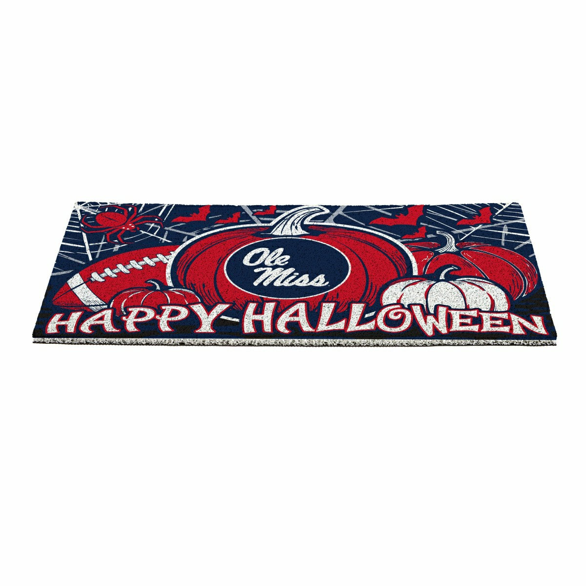 University of Mississippi Halloween PVC Mat, 28"x16", Collegiate