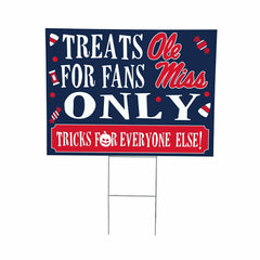 University of Mississippi Yard Sign, Halloween Treats for Fans, Collegiate, Home