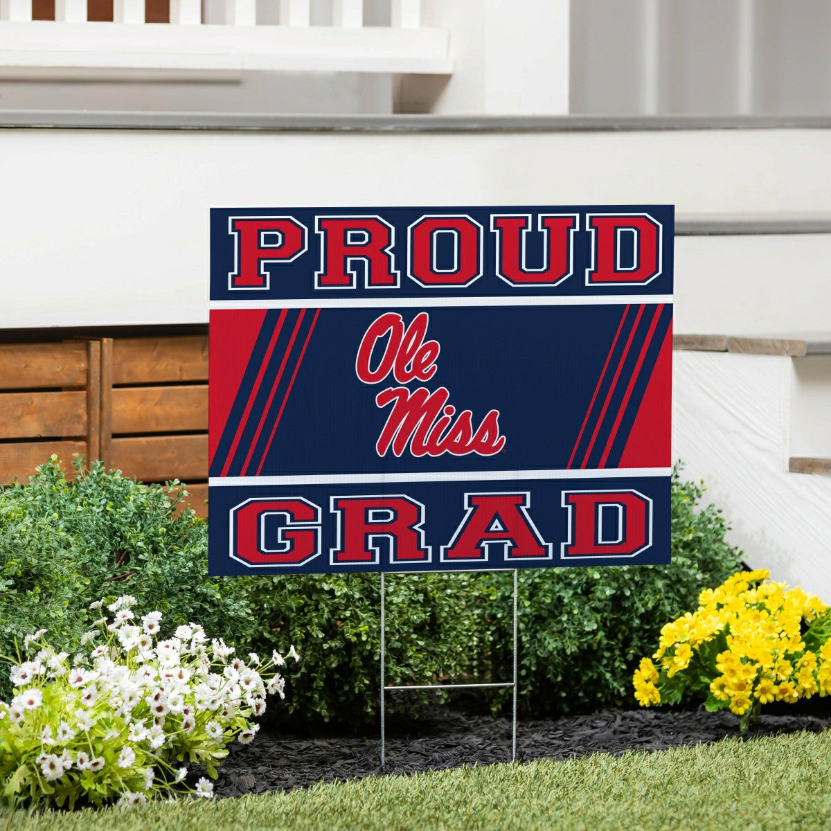 University of Mississippi Coroplast Yard Sign Graduate, Collegiate, Home