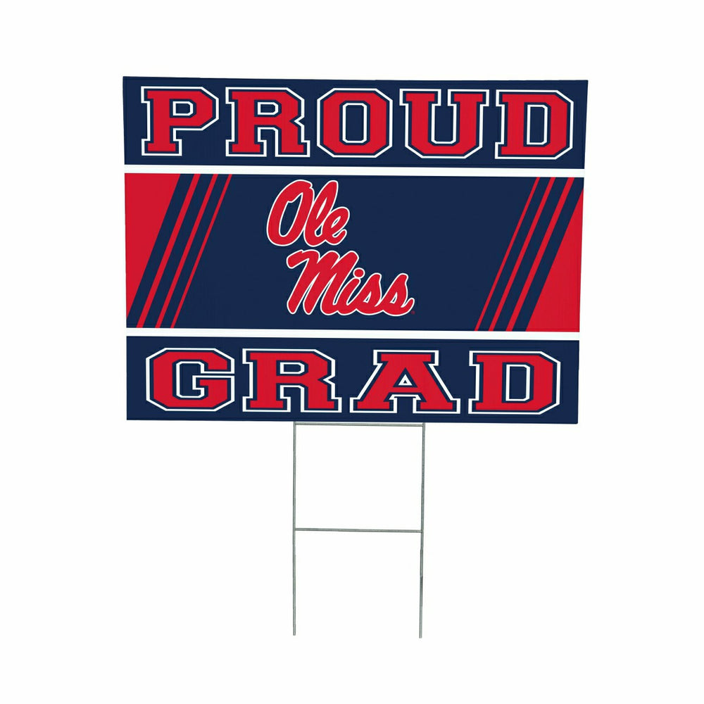 University of Mississippi Coroplast Yard Sign Graduate, Collegiate, Home