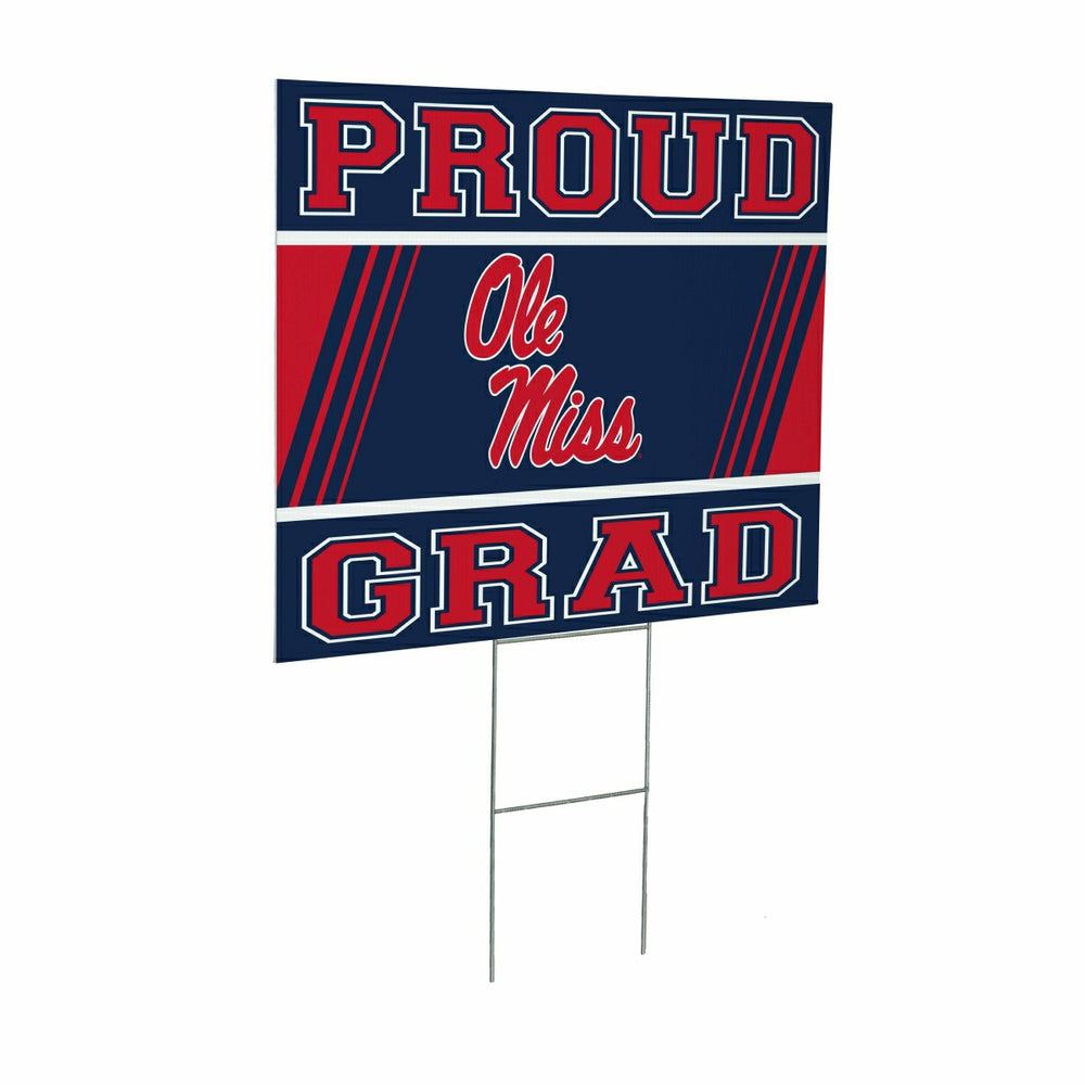 University of Mississippi Coroplast Yard Sign Graduate, Collegiate, Home