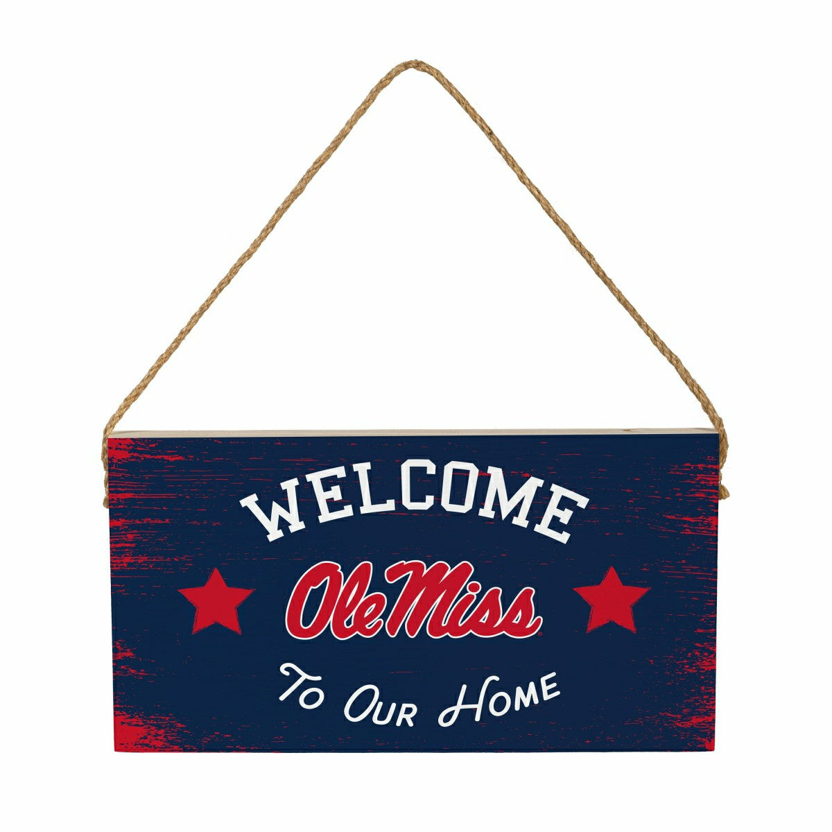 University of Mississippi Wood Wall Sign, 6x11, Collegiate, Home