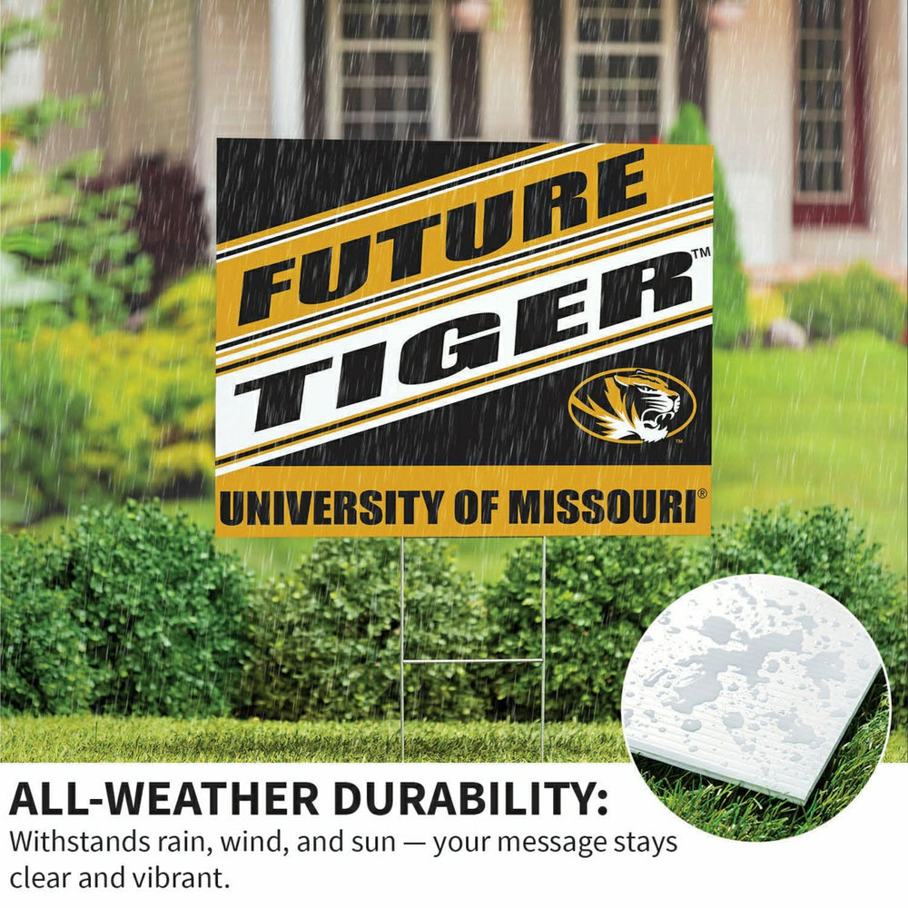 University of Missouri Coroplast Yard Sign, Future Student, Collegiate, Home