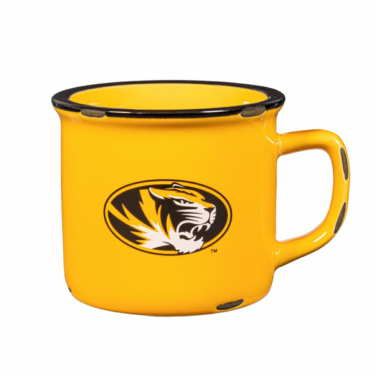 University of Missouri Ceramic Camp Cup with Enamel Finish, 14oz, Collegiate, Home