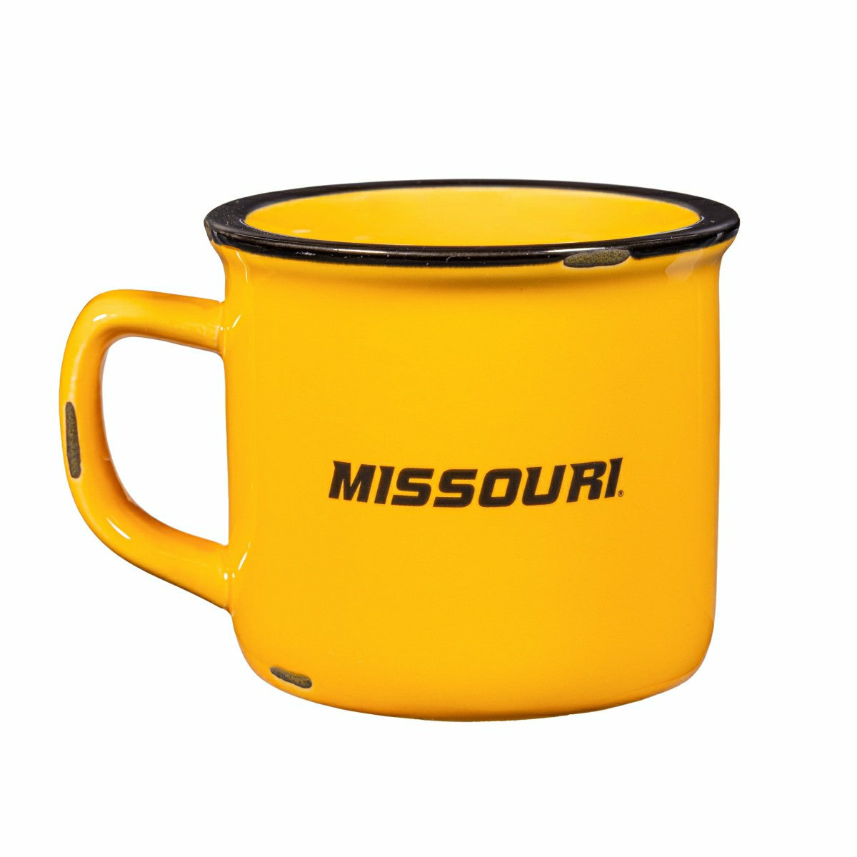University of Missouri Ceramic Camp Cup with Enamel Finish, 14oz, Collegiate, Home
