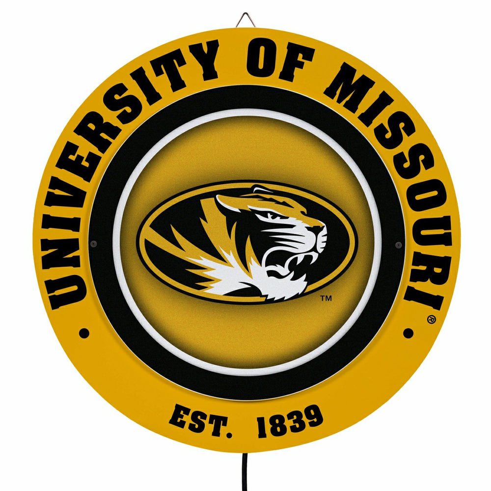 University of Missouri, Metal Lite, Round, Collegiate