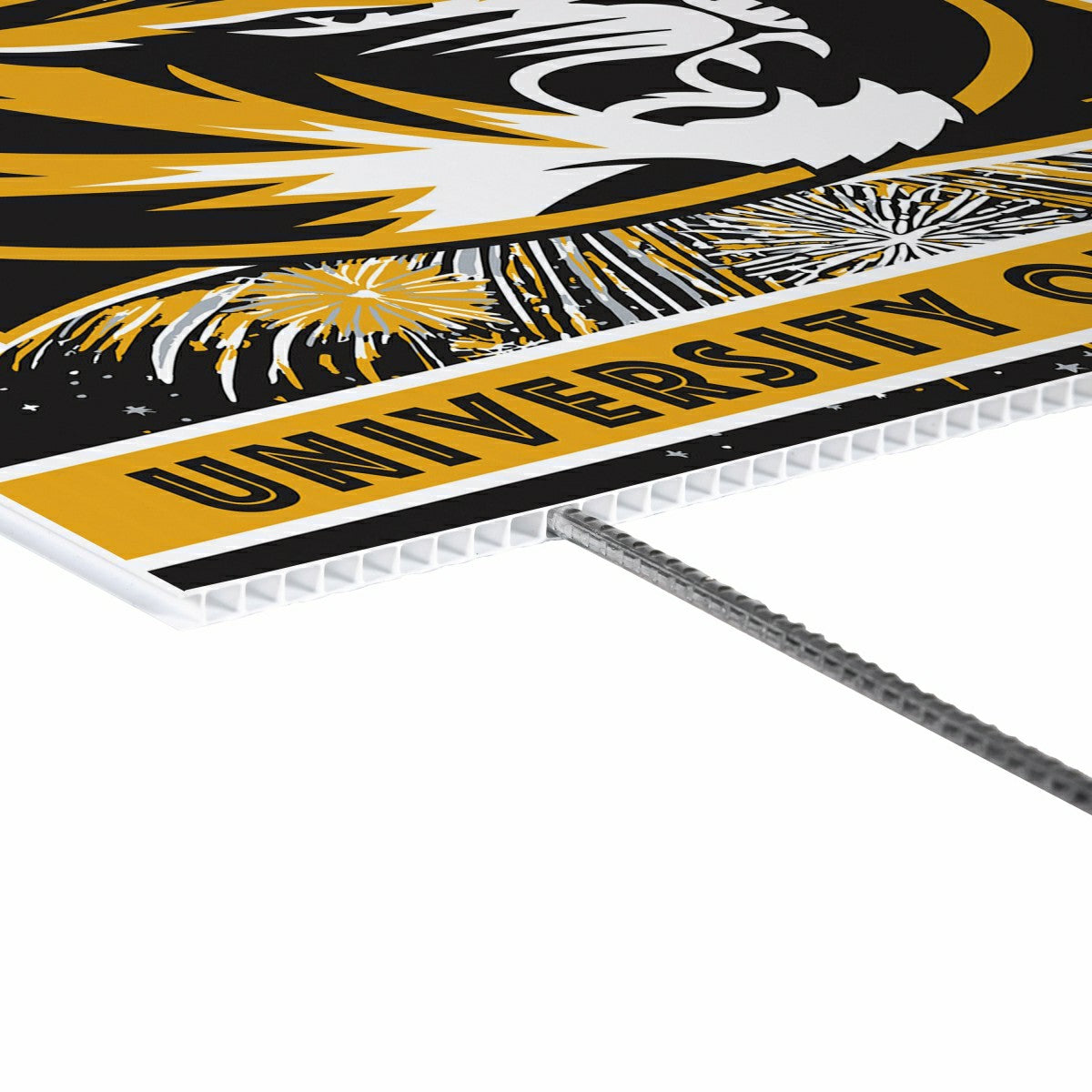 University of Missouri Yard Sign, Patriotic, Collegiate, Home