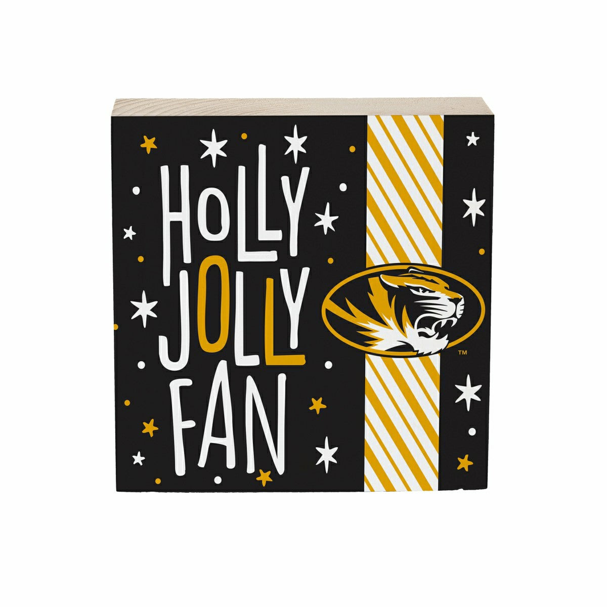 University of Missouri Block, Holiday, 6x6, Collegiate, Home