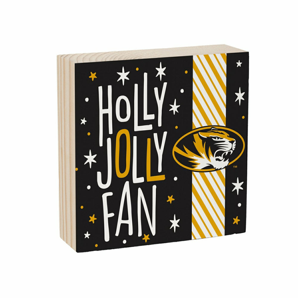 University of Missouri Block, Holiday, 6x6, Collegiate, Home