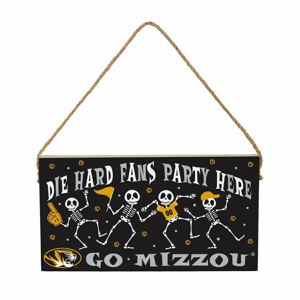 University of Missouri Halloween Wood Wall Sign, 6x11, Collegiate, Home