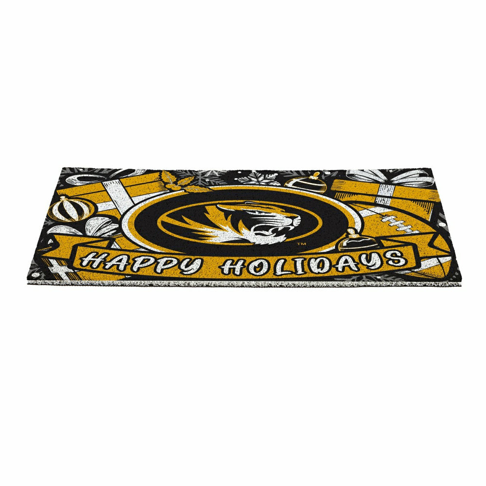 University of Missouri Holiday PVC Mat, 28"x16", Collegiate