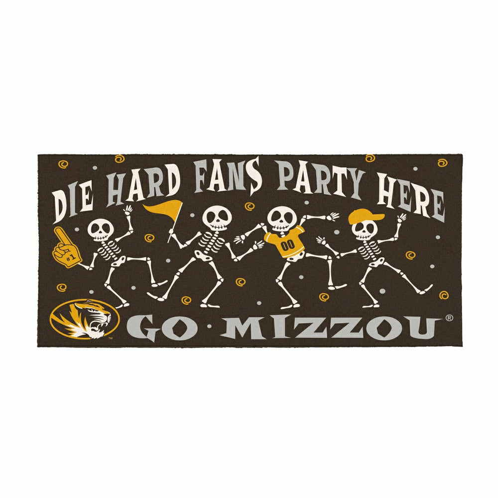 University of Missouri Flocked Coir Halloween Sassafras Switch Mat, 22, Collegiate