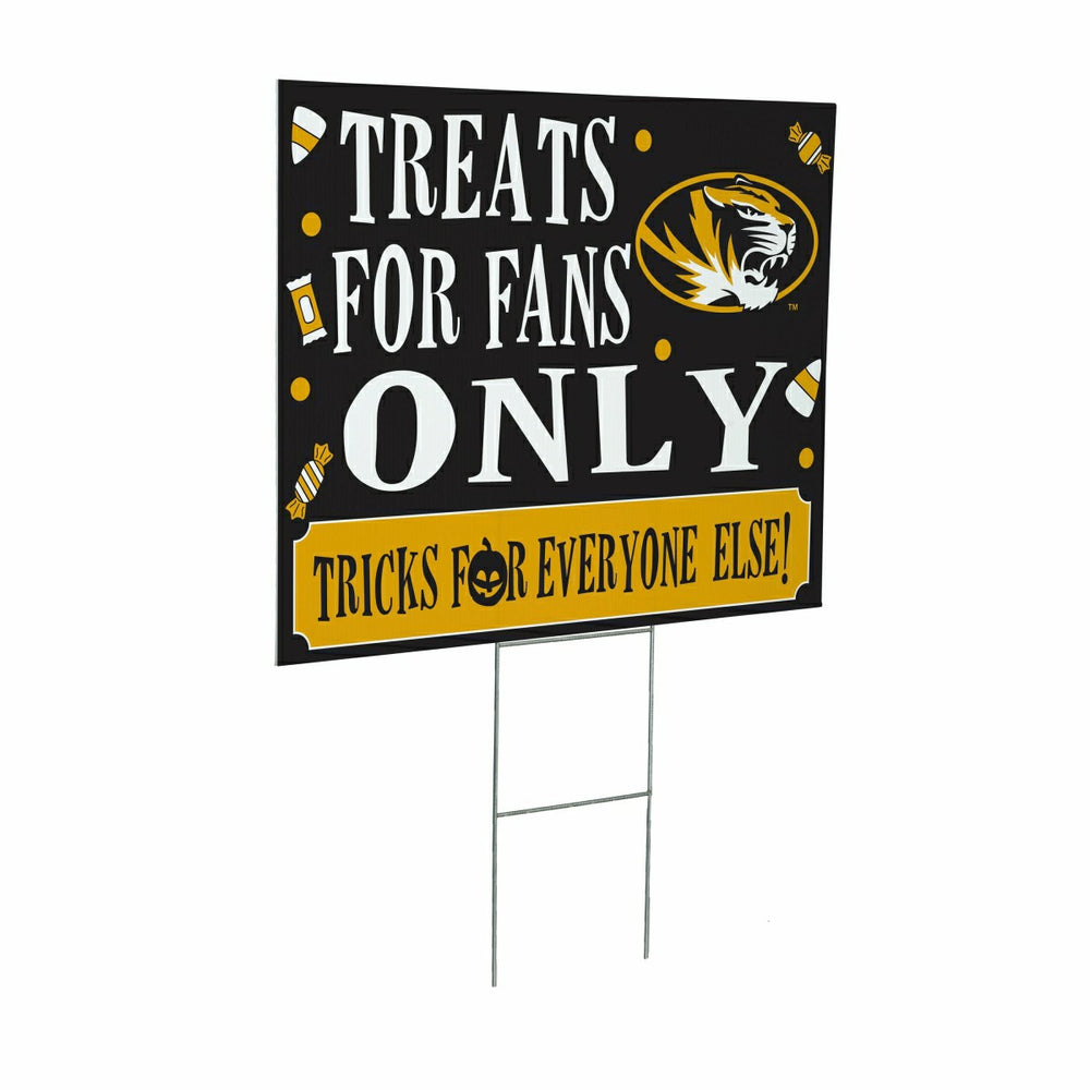 University of Missouri Yard Sign, Halloween Treats for Fans, Collegiate, Home