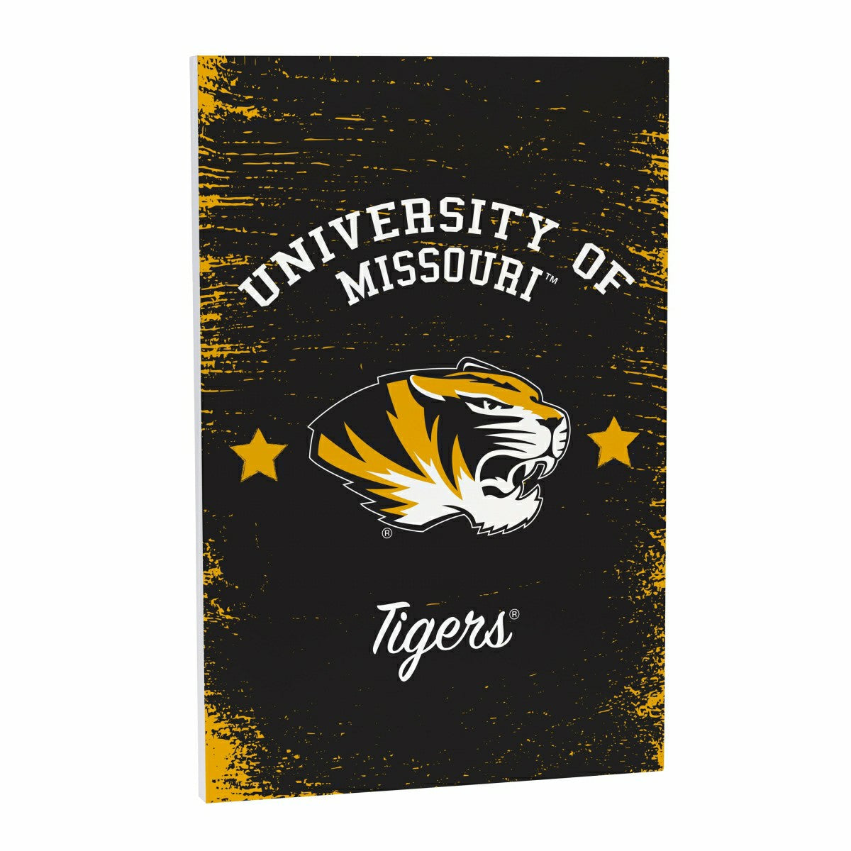 University of Missouri Wood Wall Sign, 16x24, Collegiate, Home