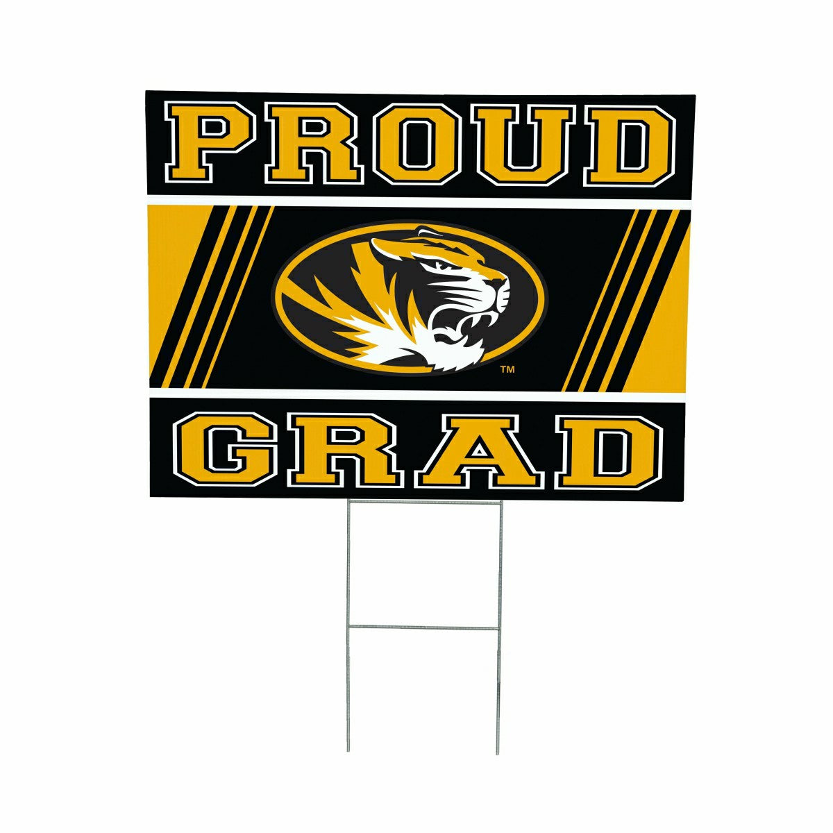 University of Missouri Coroplast Yard Sign Graduate, Collegiate, Home