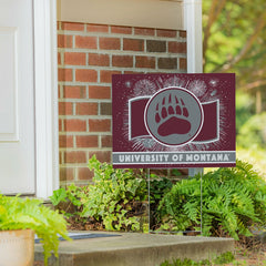 University of Montana Yard Sign, Patriotic, Collegiate, Home