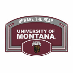 University of Montana USA Embossed Steel Wall Sign, 11" x 17", Collegiate, Home