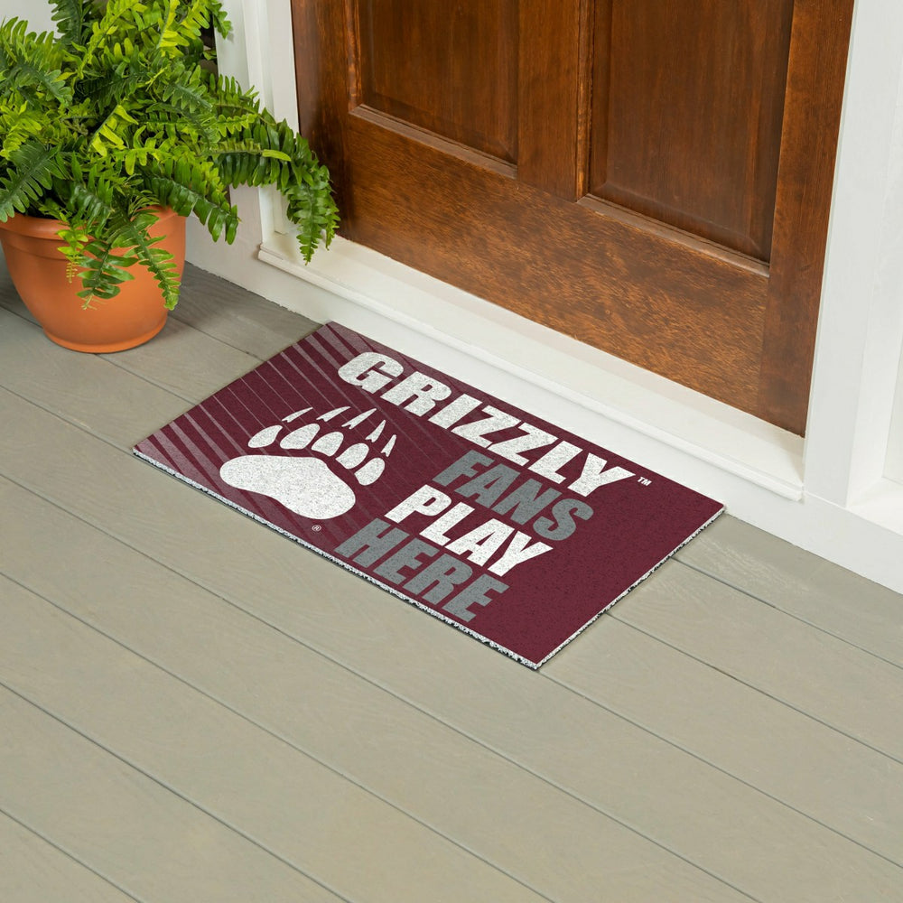 University of Montana Fan Mat, 28"x16", Collegiate