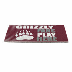 University of Montana Fan Mat, 28"x16", Collegiate