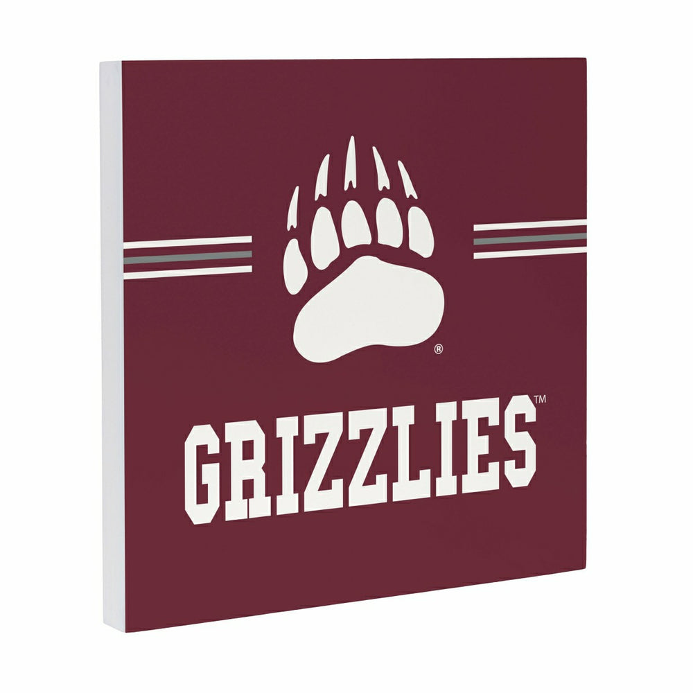 University of Montana Wood Wall Sign, 12x12, Collegiate, Home