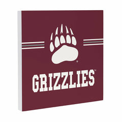 University of Montana Wood Wall Sign, 12x12, Collegiate, Home