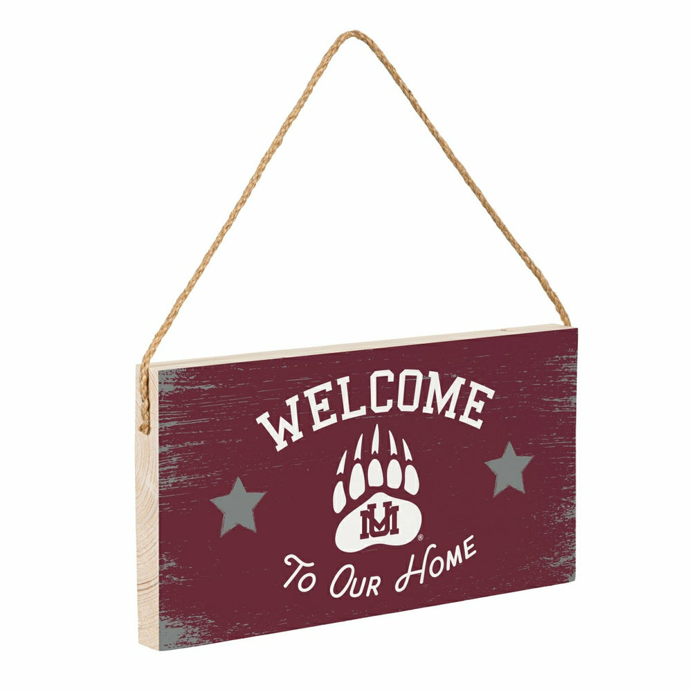 University of Montana Wood Wall Sign, 6x11, Collegiate, Home