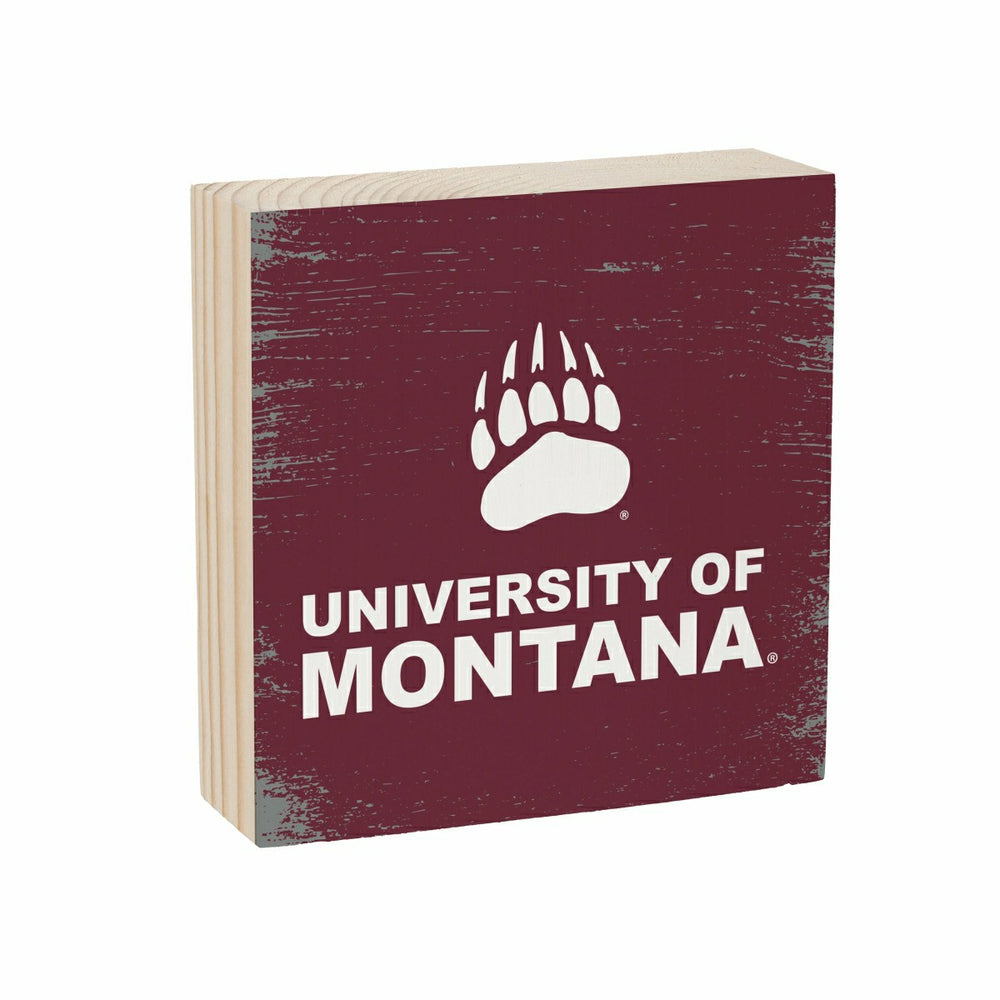 University of Montana Plock, Down Home Fans, 6x6, Collegiate, Home