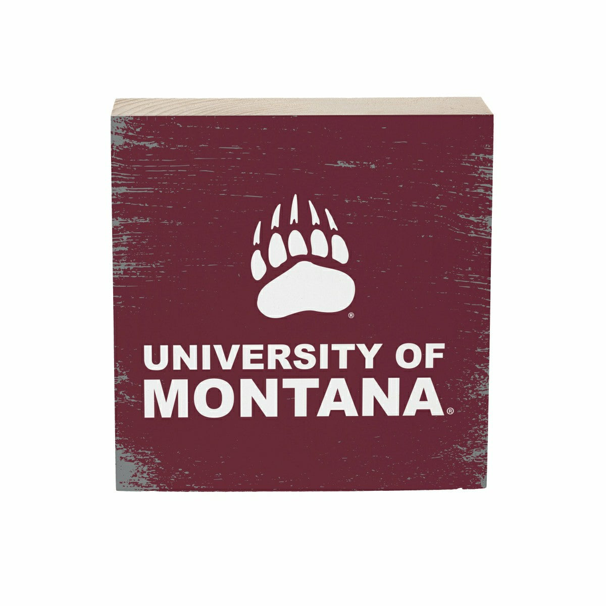 University of Montana Plock, Down Home Fans, 6x6, Collegiate, Home