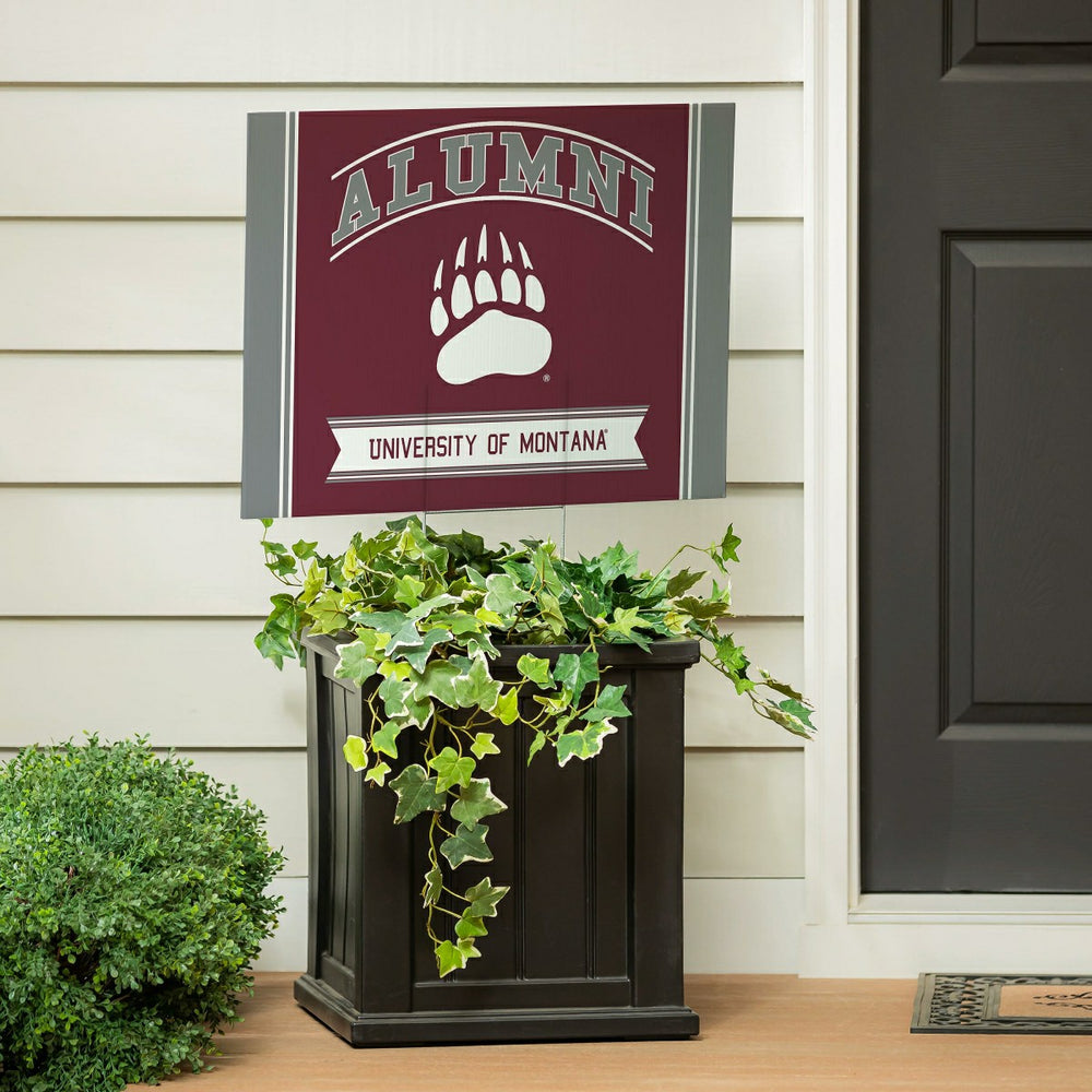 University of Montana Coroplast Yard Sign Alumni, Collegiate, Home