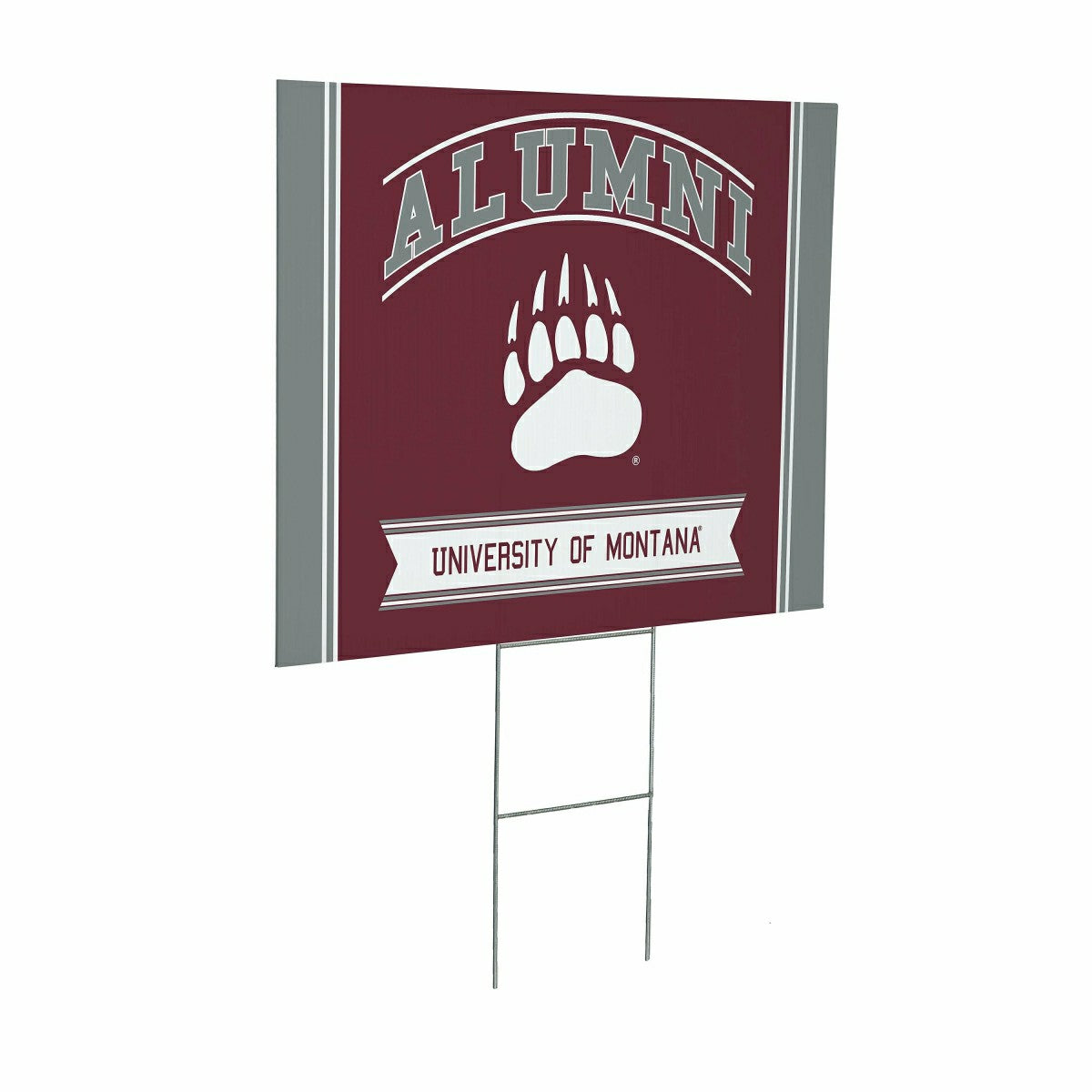 University of Montana Coroplast Yard Sign Alumni, Collegiate, Home