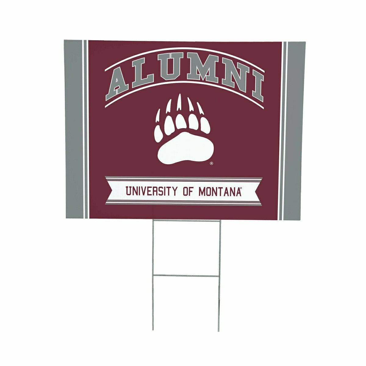University of Montana Coroplast Yard Sign Alumni, Collegiate, Home
