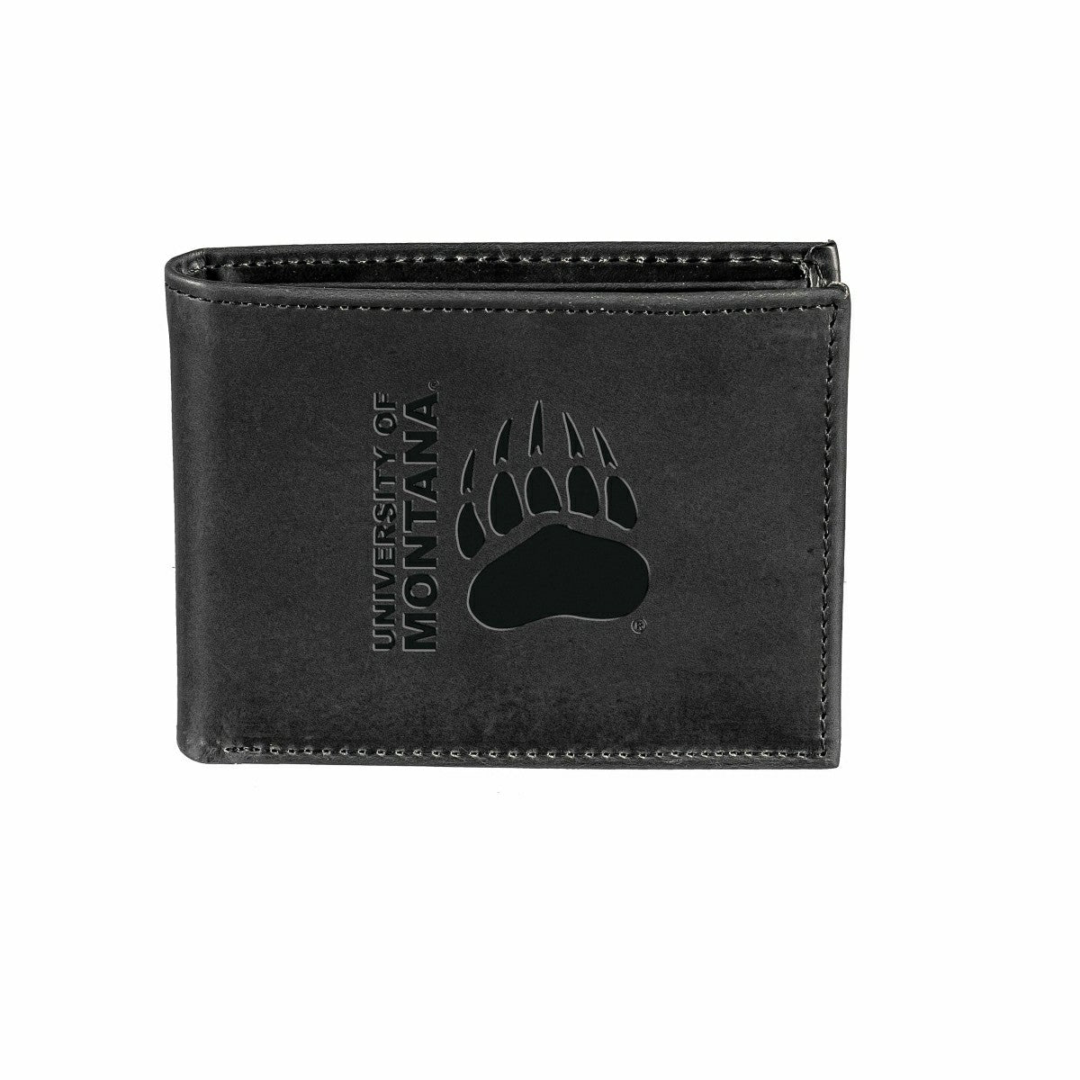 University of Montana, Bi-Fold Wallet, Black, Collegiate