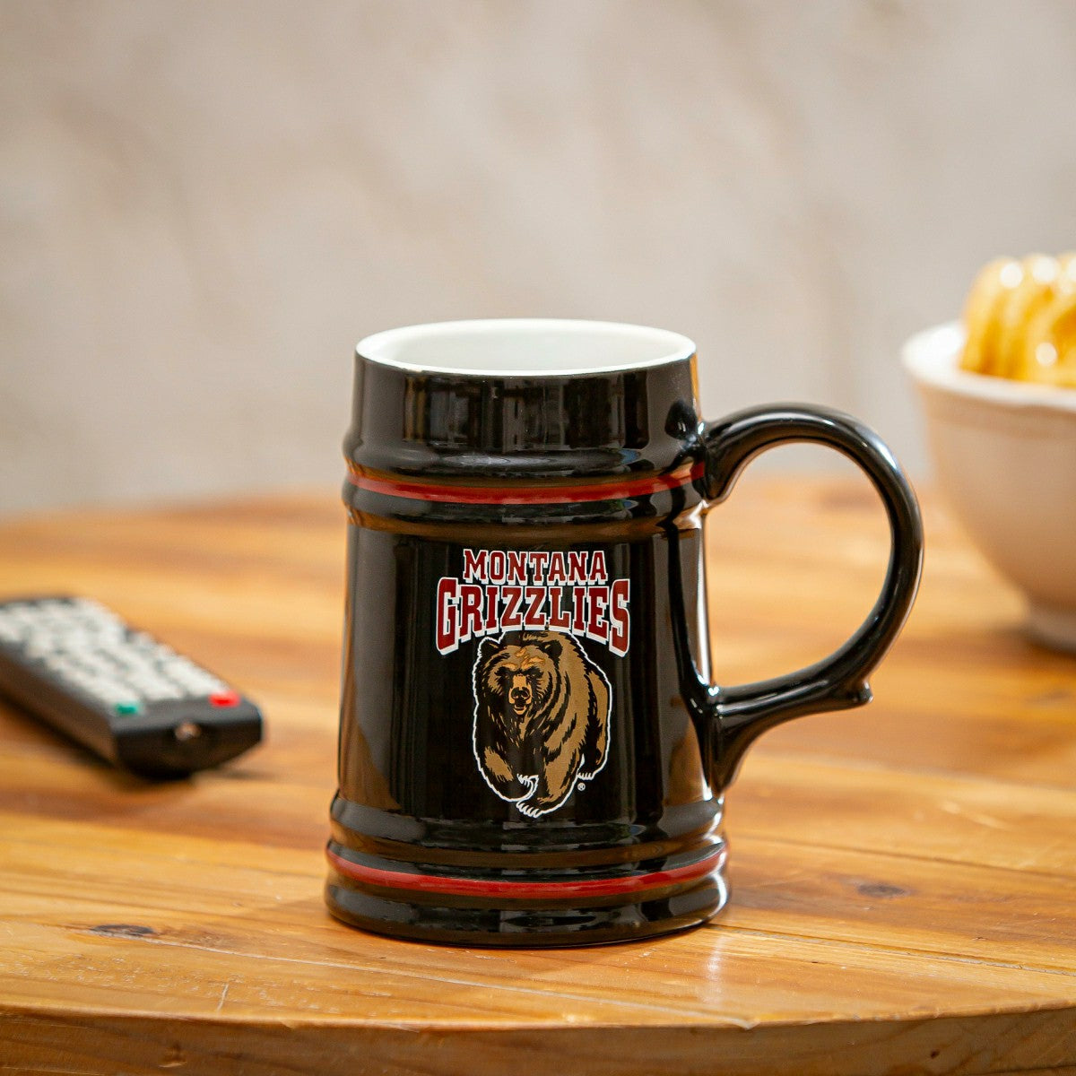 University of Montana Ceramic Stein Cup, 24oz, Collegiate, Home