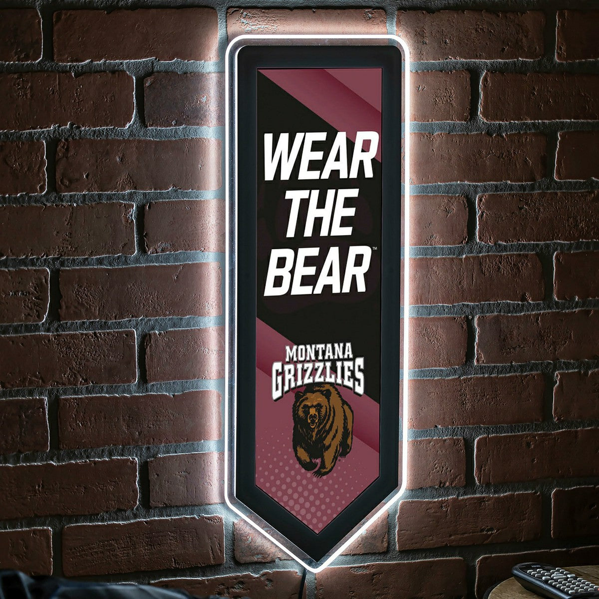 LED Wall Decor, Pennant, University of Montana, Collegiate, Home